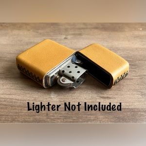 Genuine Leather Case for Zippo Lighter Standard Size (Made in USA 🇺🇸)